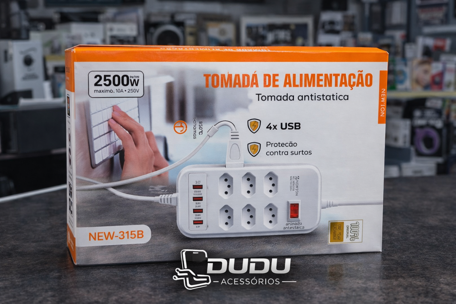 Tomada de Alimentação NEW-315B Newton